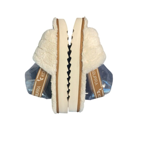 Koolaburra by UGG Natural Fuzz'N II Womens Size 9 Ivory Slippers 1116914 - Picture 5 of 11
